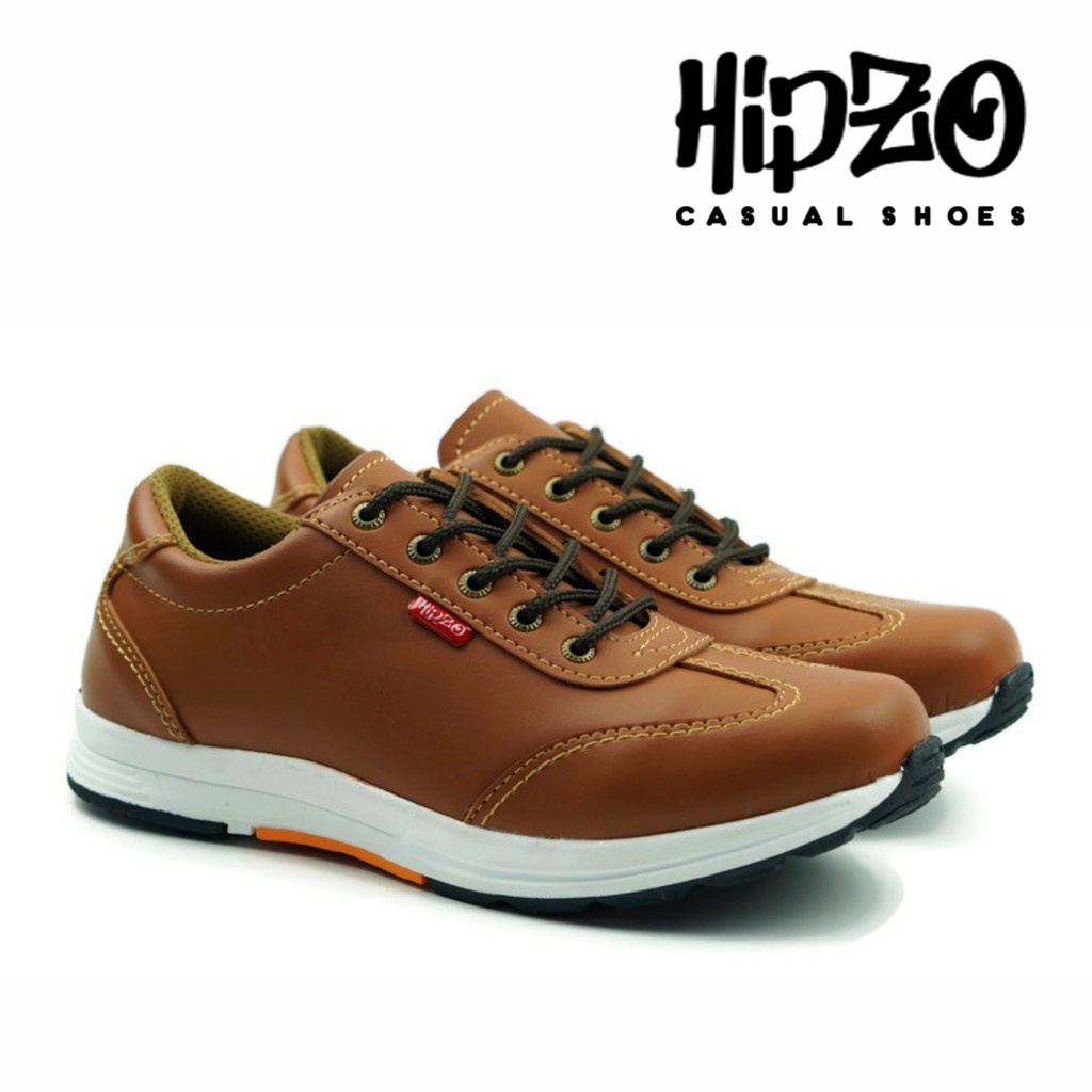 SEPATU PRIA CASUAL PRIA KERJA SEKOLAH KANTOR ORIGINAL 100% HIPZO M-037