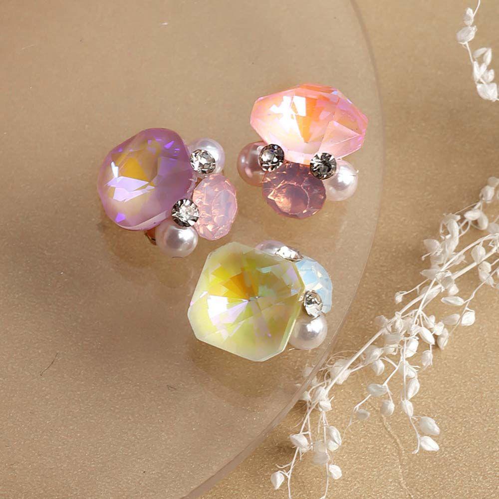 Mxbeauty 3D Nail Art Dekorasi Desain Manis Pesona Kuku Fashion Manikur Aksesoris Halus Mengkilap Kristal Kuku 3D