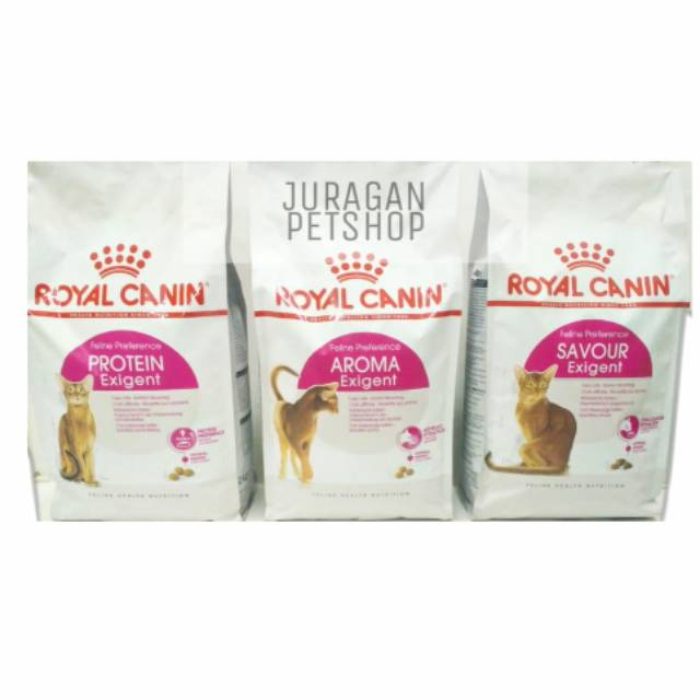 ROYAL CANIN EXIGENT 2KG KEMASAN PABRIK | AROMA/PROTEIN/SAVOUR | (GRAB/KARGO)