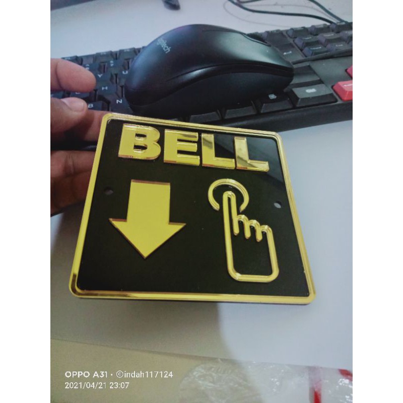 TANDA PETUNJUK BELLLLLLLL / custom Bell Rumah