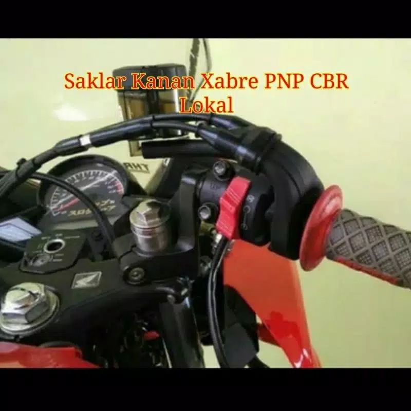 Paket Gas Spontan 2 Kabel Plus Saklar Xabre Yamaha R15 R25 Vixion Ninja RR Crf KLX CBR 150R