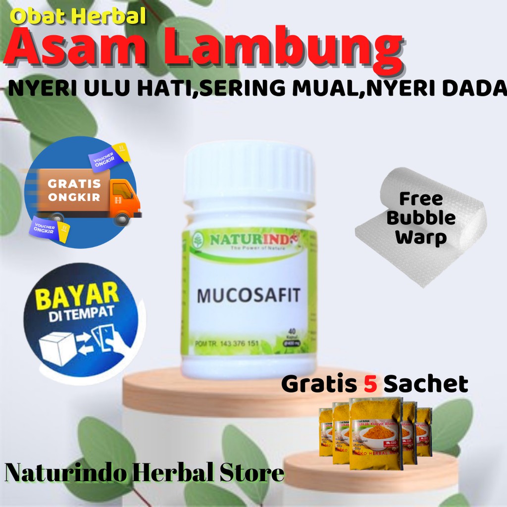 

Obat Asam Lambung Paling Ampuh Herbal Mucasofit Kapsul Naturindo