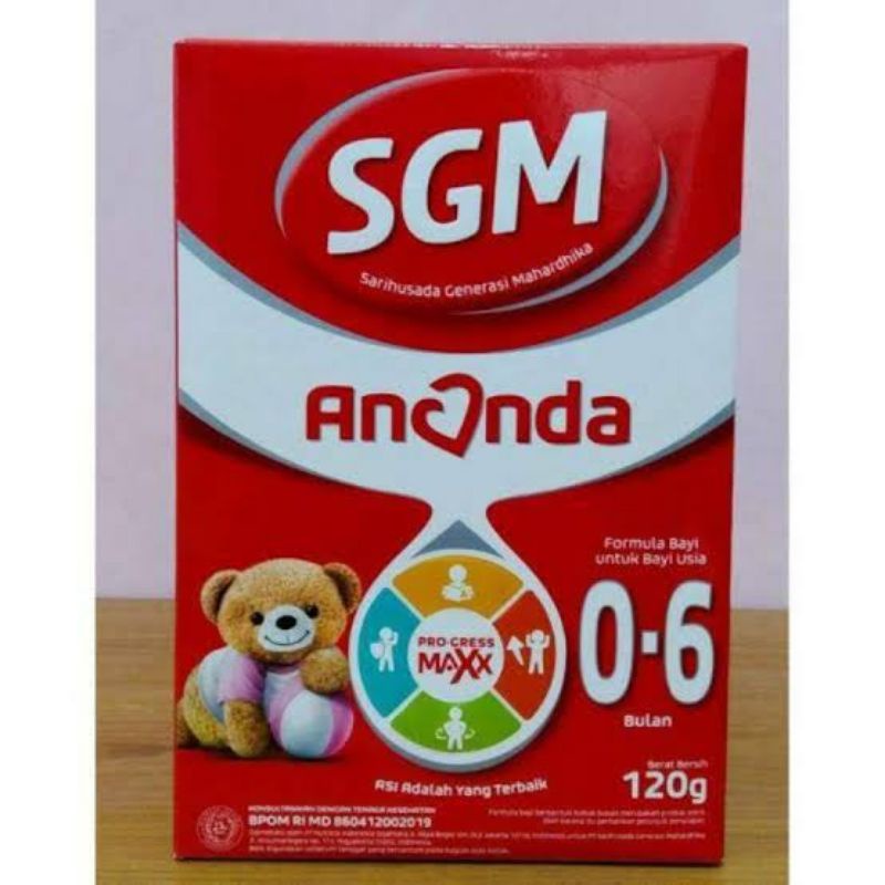 Susu SGM ananda 0-6 bulan 120gr