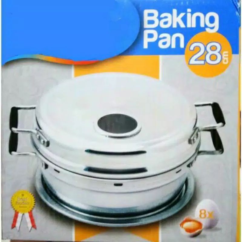 Baking pan Orchid 28cm / Baking pan kapasitas 8 telur