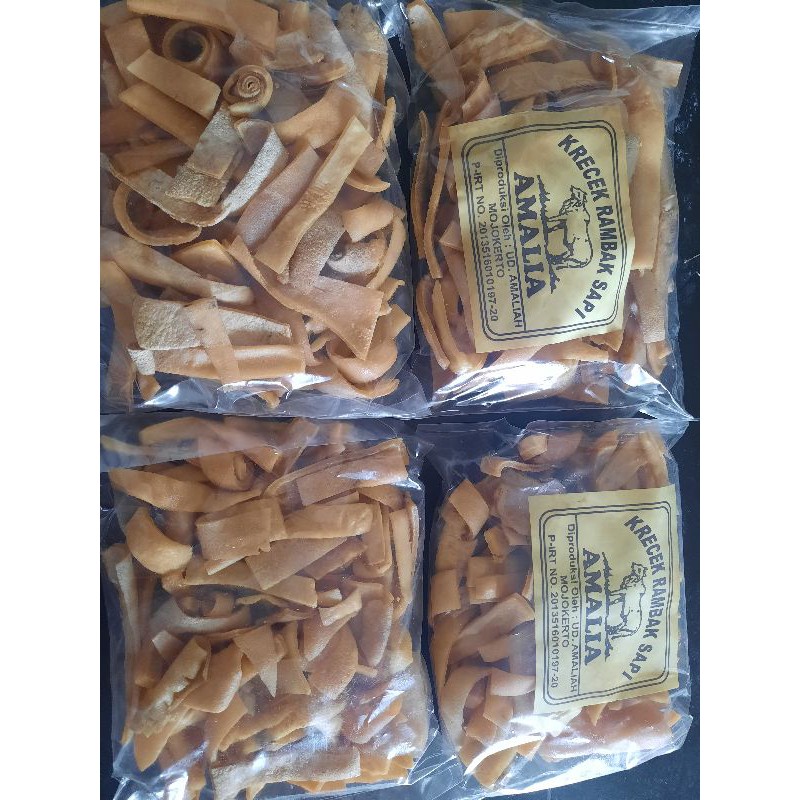 

KrecekRambak kulit sapi Amalia renyah gurihEnak