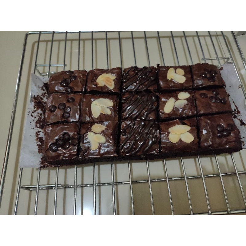 

fudgy brownies, brownies panggang