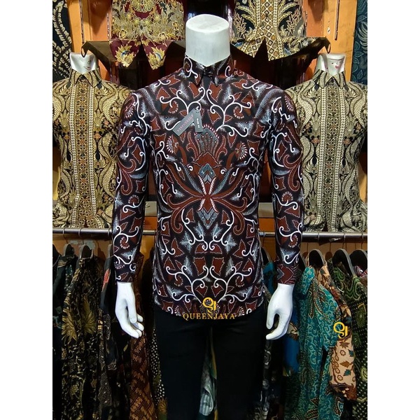 Kemeja Pria Lengan Panjang Batik Slimfit Modern Ori Premium