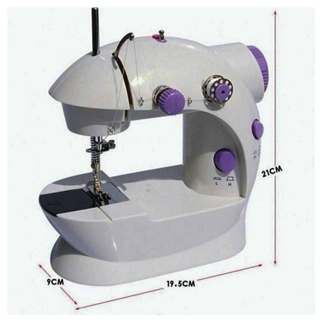 Mesin Jahit Baju Portabel Serbaguna Mini Sewing Machine Electric 2 in 1 GT SM202A 112144