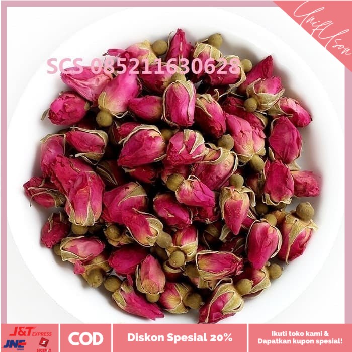 

⭐COD⭐ Promo Promo Promo Mawar Teh bunga mawar red rose budz 1kilo / Rose tea