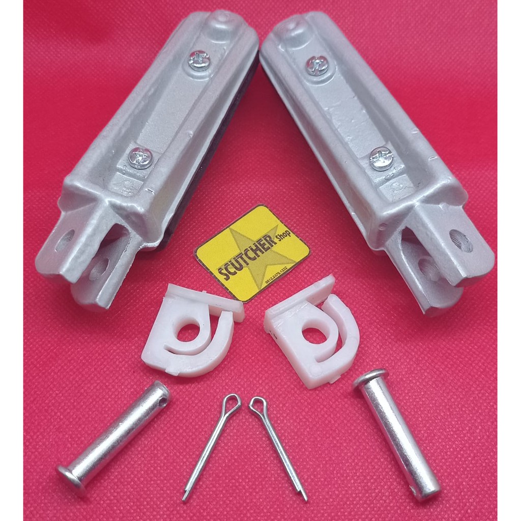 KARET STEP DEPAN BELAKANG SCORPIO VIXION BISON FULL SET