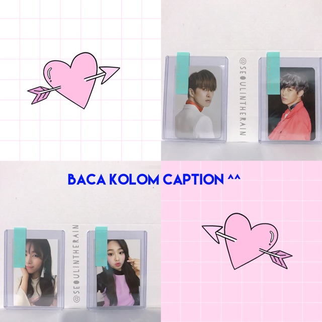 [photocard] VIXX : KEN HONGBIN CHAINED UP & GUGUDAN : MINA HAEBIN ACT 2