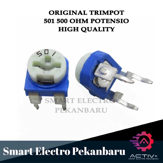 ORIGINAL TRIMPOT 501 500 OHM POTENSIO METER Trimmer Variable Resistor VR 501 TRIMPOT VR TRIMMER 501 
