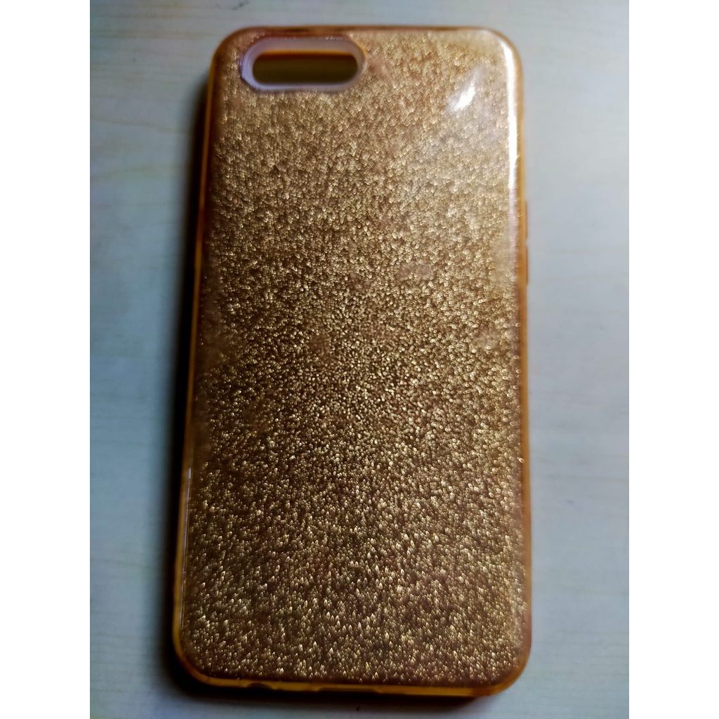 case glitter gold Oppo A3s