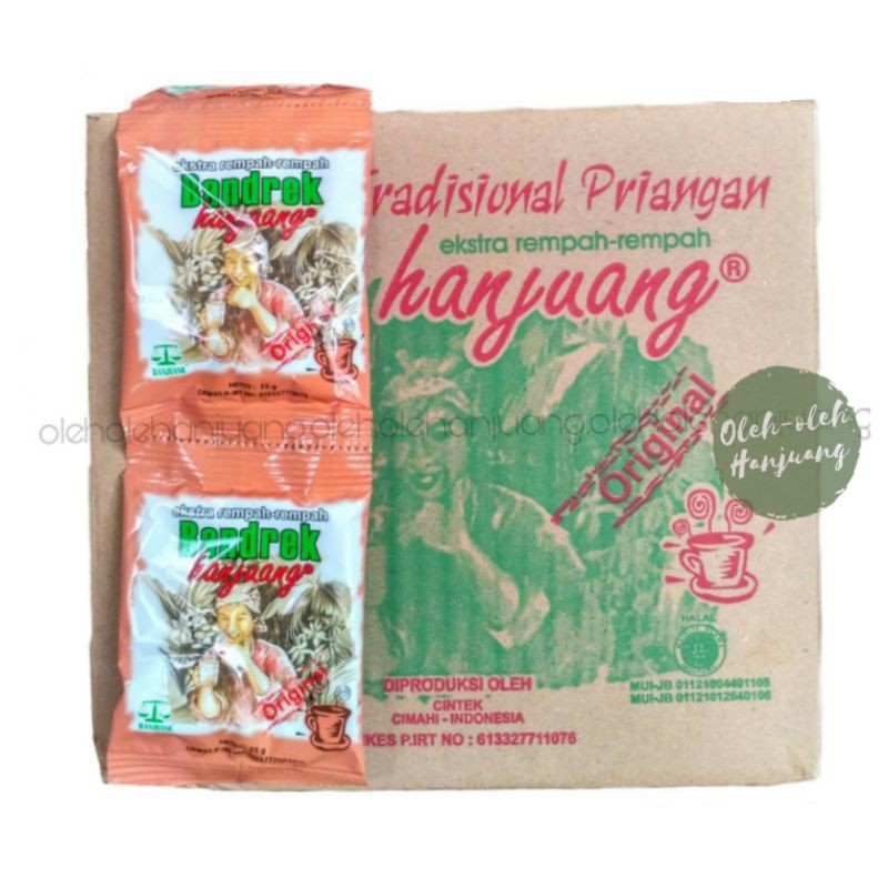 

Bandrek Original Hanjuang Box [120 Sachet @ 25gr]