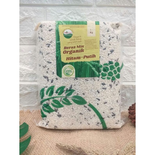 

beras organik mix hitam putih by lingkar organik uk. 1kg