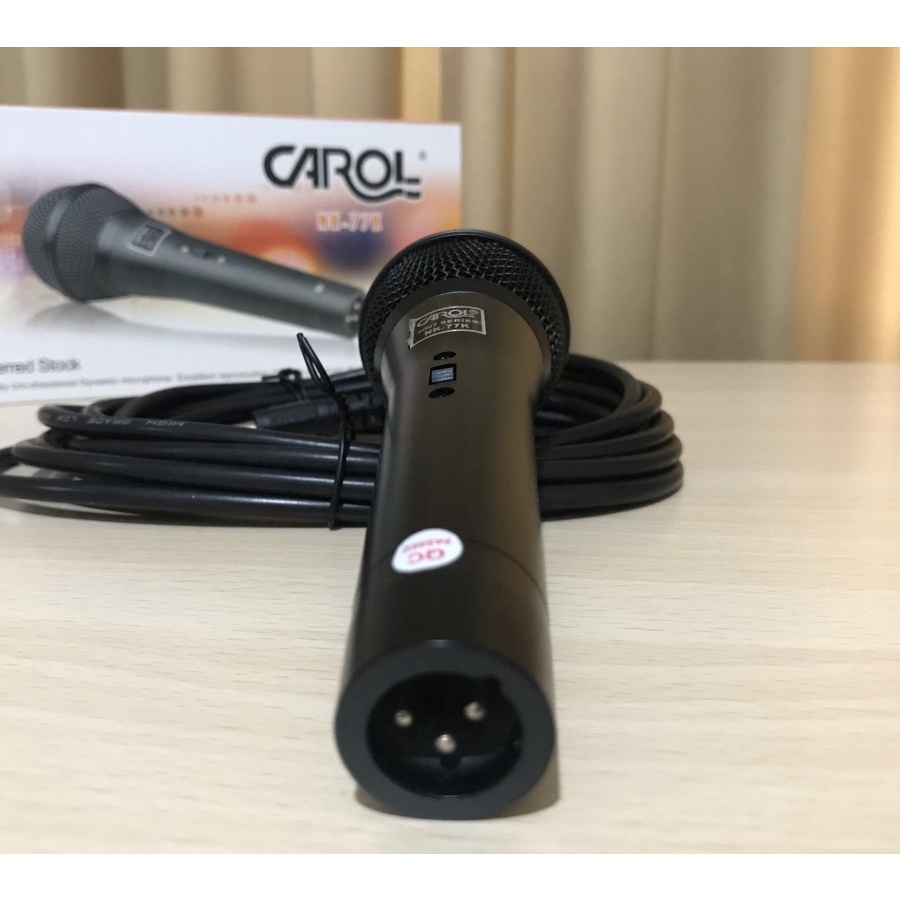 MICROPHONE MIC CABLE MIKROPON MIK KABEL CAROL NK-77K 3.5M 3.5 METER ORIGINAL ORI MURAH BAGUS TERLARIS TERBAIK GARANSI