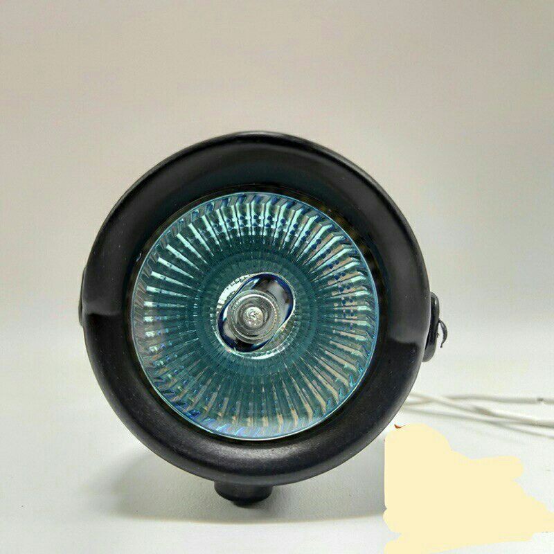 Lampu Tembak Motor / Lampu Sorot Kabut Halogen Variasi Model Kodok 35watt + Plus Bracket Stang