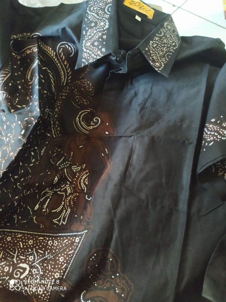 New Arrival Distro Batik Pria Bordir Sogan Hrb026 Batikaf Notoarto Batik Ipnu-ippnu Hem Pria Bel