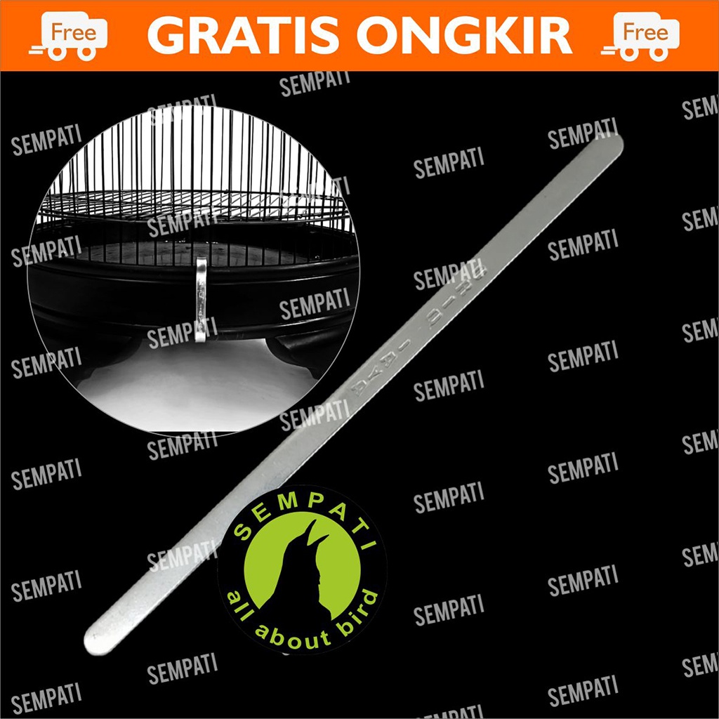 Jual Jepitan Klem Pengait Plat Jepit Stainless Polos Oriq Jaya Untuk Tebok Semua Jenis Sangkar