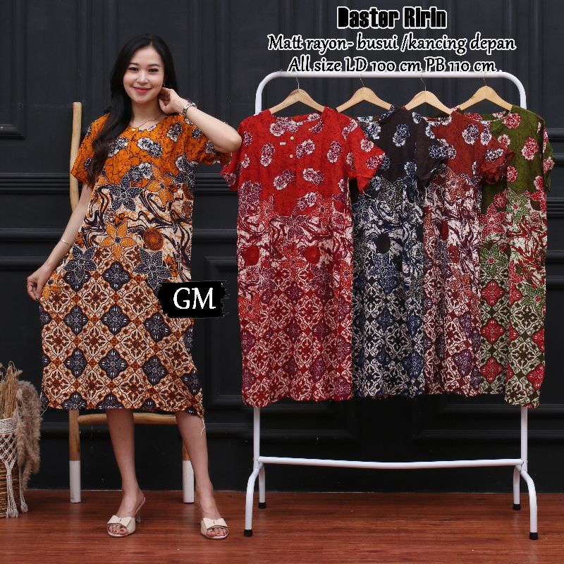 Grosir daster busui murah bahan rayon adem ld 100 obral