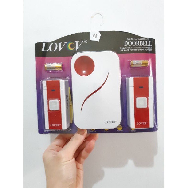 Door Bell Bel Pintu Wireless tanpa Kabel DoorBell