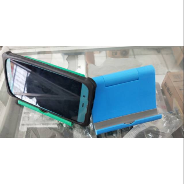 Aksesoris HP Dudukan Handphone Foldable Stand Holder iPad Tab mirip robot