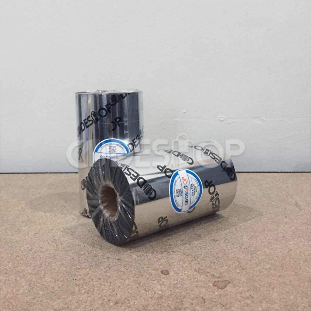 CODESHOP PREMIUM WAX 110 X 300 METER RIBBON BARCODE LABEL