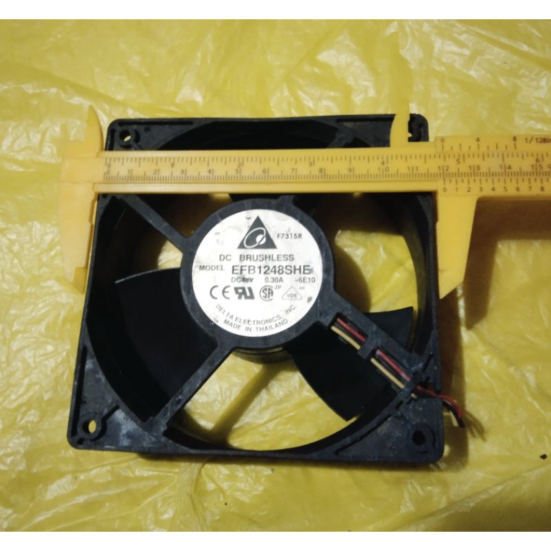 kipas DC delta 48vdc - 0,30amper ukuran 12cm