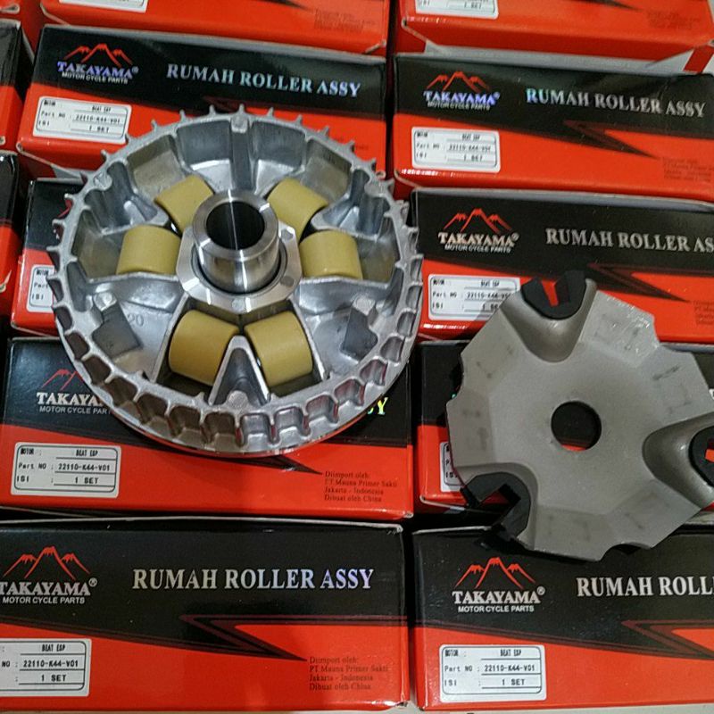 rumah roller assy komplit k44 beat esp, beat street, beat pop, Scoopy fi, vario 110 fi TAKAYAMA