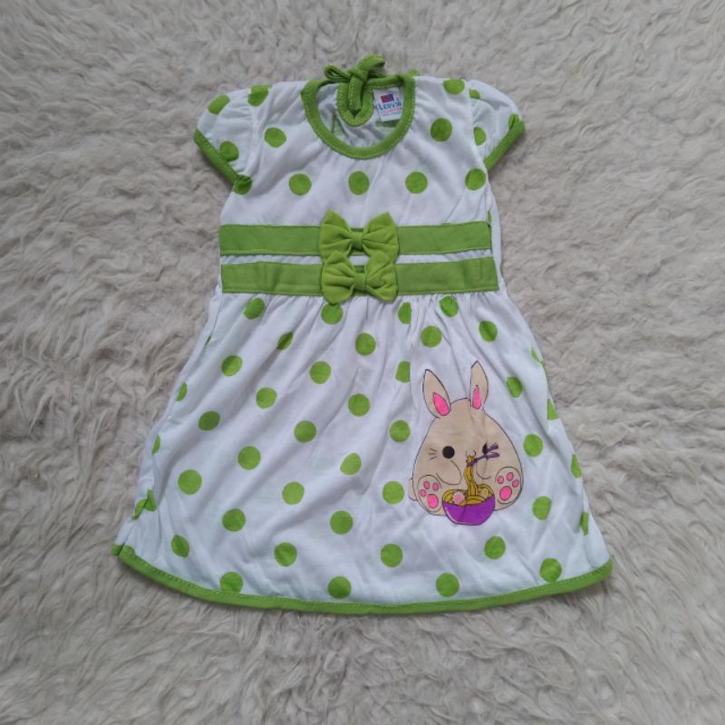 baju bayi bunny dress