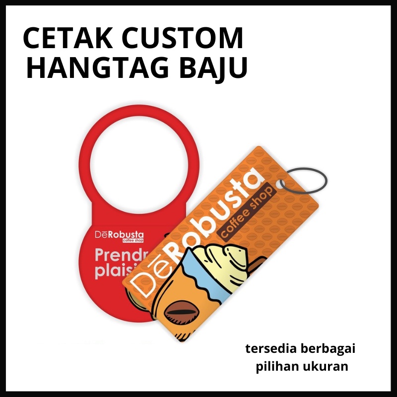 

Label Hang Tag Baju Ukuran Custom Murah dan Cepat