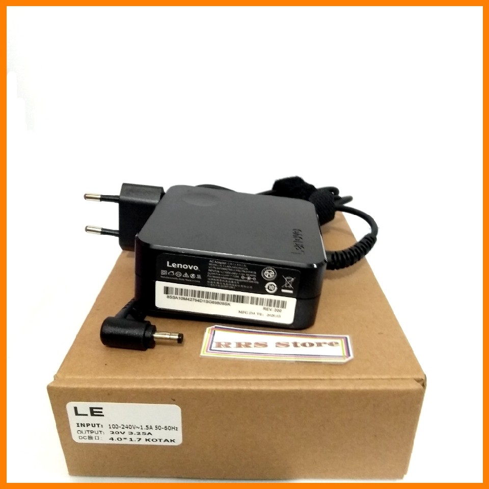 Adaptor Charger Original Laptop lenovo ideapad 20V 3.25A 110 110-14IBR 110-14ISK 110-15ACL 110-15AST