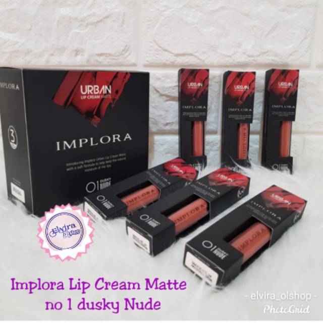 [ 1 pc ] implora lip cream no 1-6