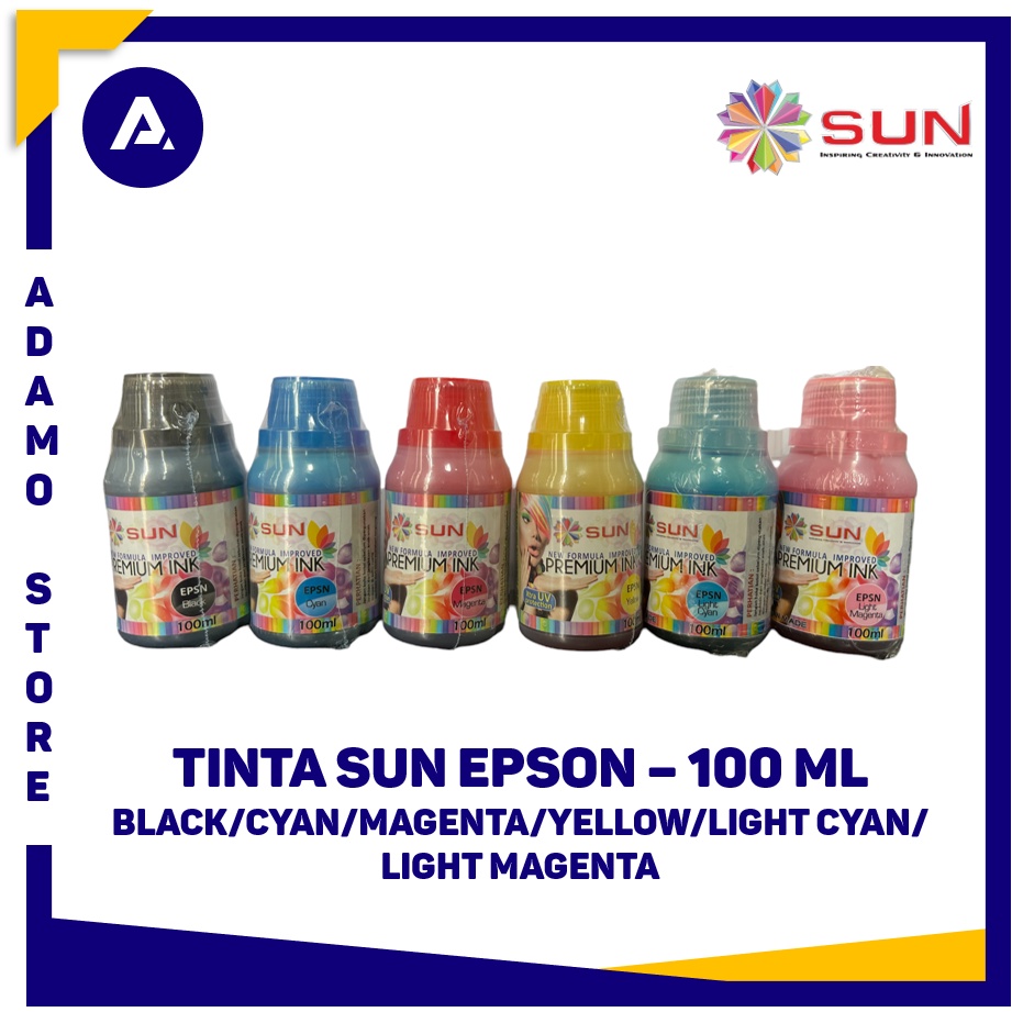 Refill Tinta Sun Premium Ink Epson 100ml