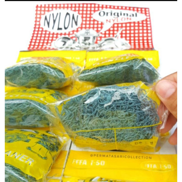 Serabut nylon cuci piring/sabut nylon cuci piring/sabut jala nylon hijau cuci piring
