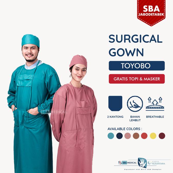 Surgical Gown Toyobo - Surgical Gown - Gown - Jubah Operasi