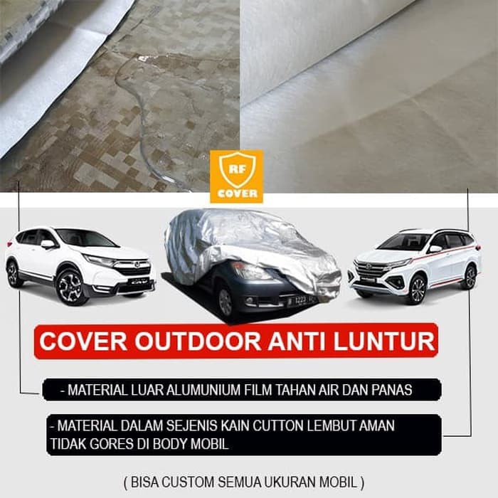 ANTI AIR outdoor body cover / sarung mobil honda freed all new crv anti panas 2 lapis