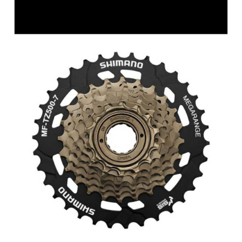 Freewheel Shimano Megarange 7 speed ger Shimano ulir