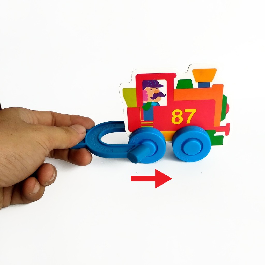 Rhino Speedy Wheely Mainan Edukasi Magnet Kendaraan Magnetic Toys