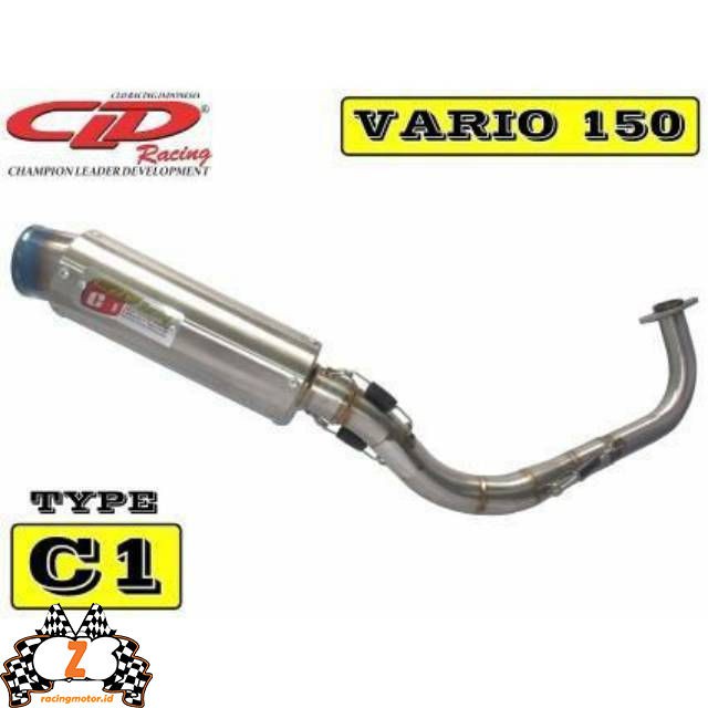 Knalpot Vario 150 CLD Racing C1 Bulat Original
