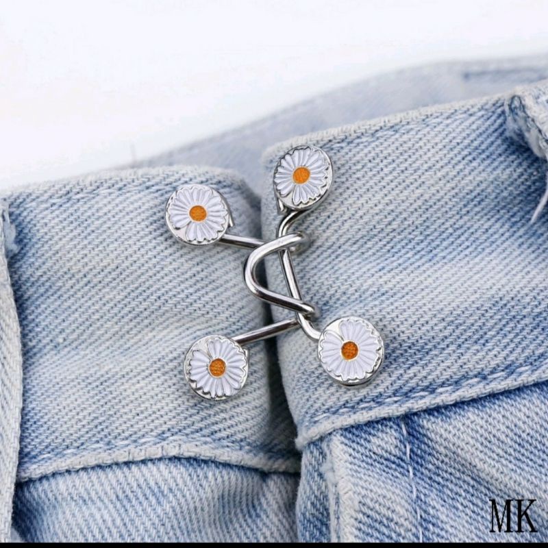 ( Surabaya ) ( COD ) Kancing jeans kait pengecil lingkar pinggang kancing celana jeans model bisa dilepas