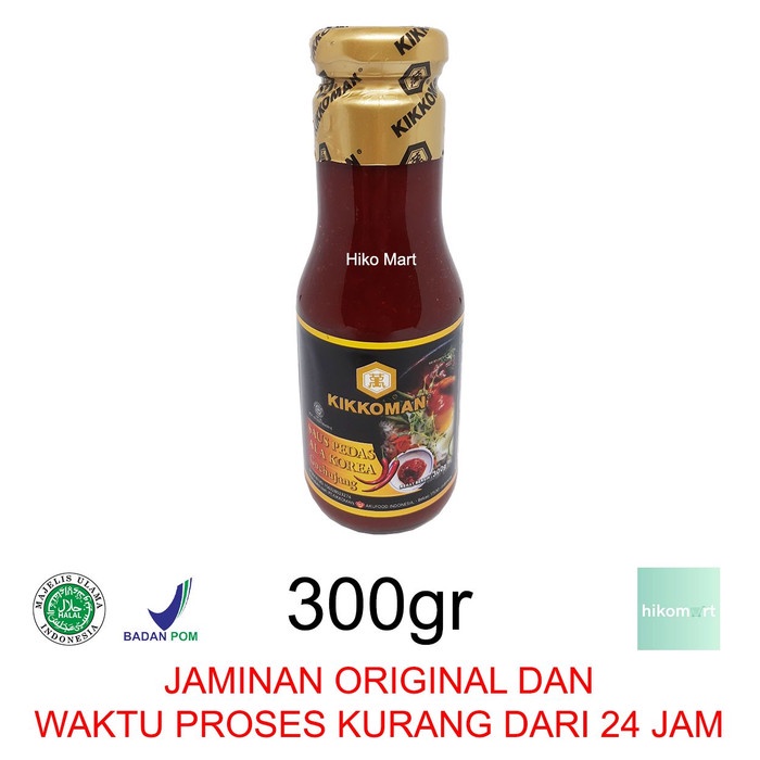 

Siap Kirim Kikkoman Gochujang Saus Pedas Ala Korea 300Gr Halal