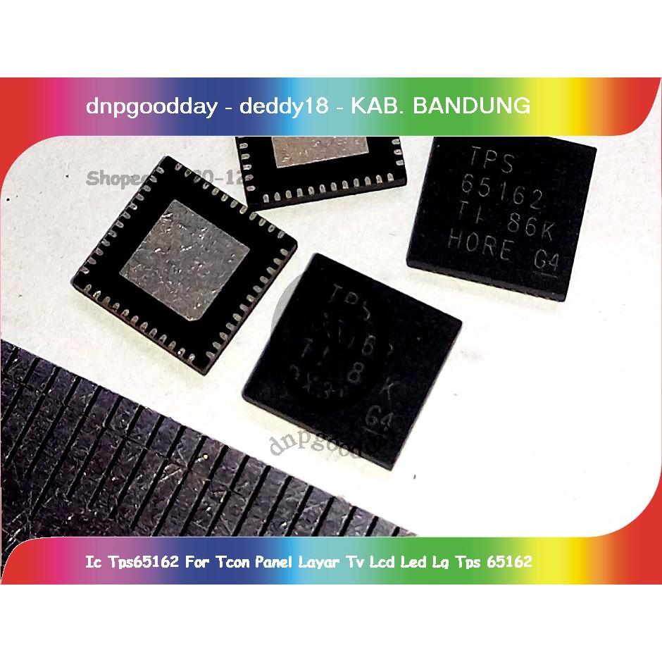 Ic Tps65162 For Tcon Panel Layar Tv Lcd Led Lg Tps 65162