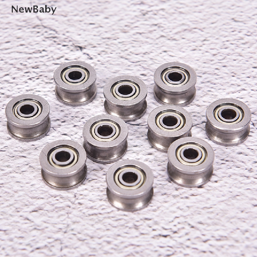 Newbaby 10pcs U624ZZ bearing Bentuk U Ukuran 4x13 X 7mm Untuk Rel linear