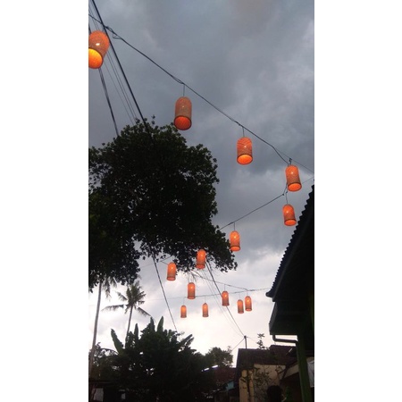 Sekar_Shop07 Kap Lampu Tabung Kap Lampu Gantung Kap Lampu Unik Kap Lampu Bambu Kerajinan Bambu