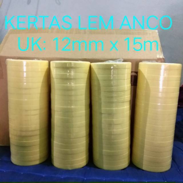 

Masking Tape / Kertas Lem Anco isi 20roll/slop