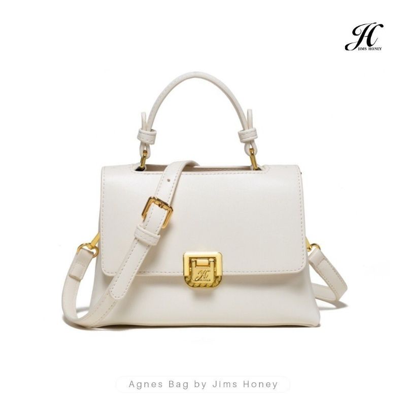 Tas Wanita Selempang Jims Honey Agnes Bag Satchel - Tas Import Handbag Murah Bahan Kulit