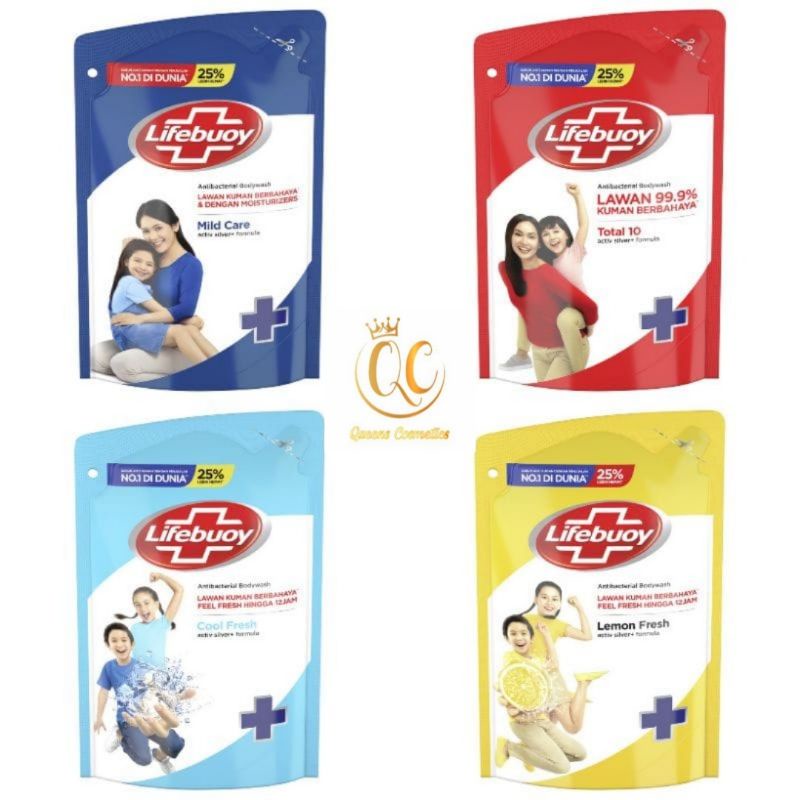 Lifebuoy Sabun Cair Mandi Body Wash Reffil 250 ml~Promoo Sabun Lifebouy Original 100%