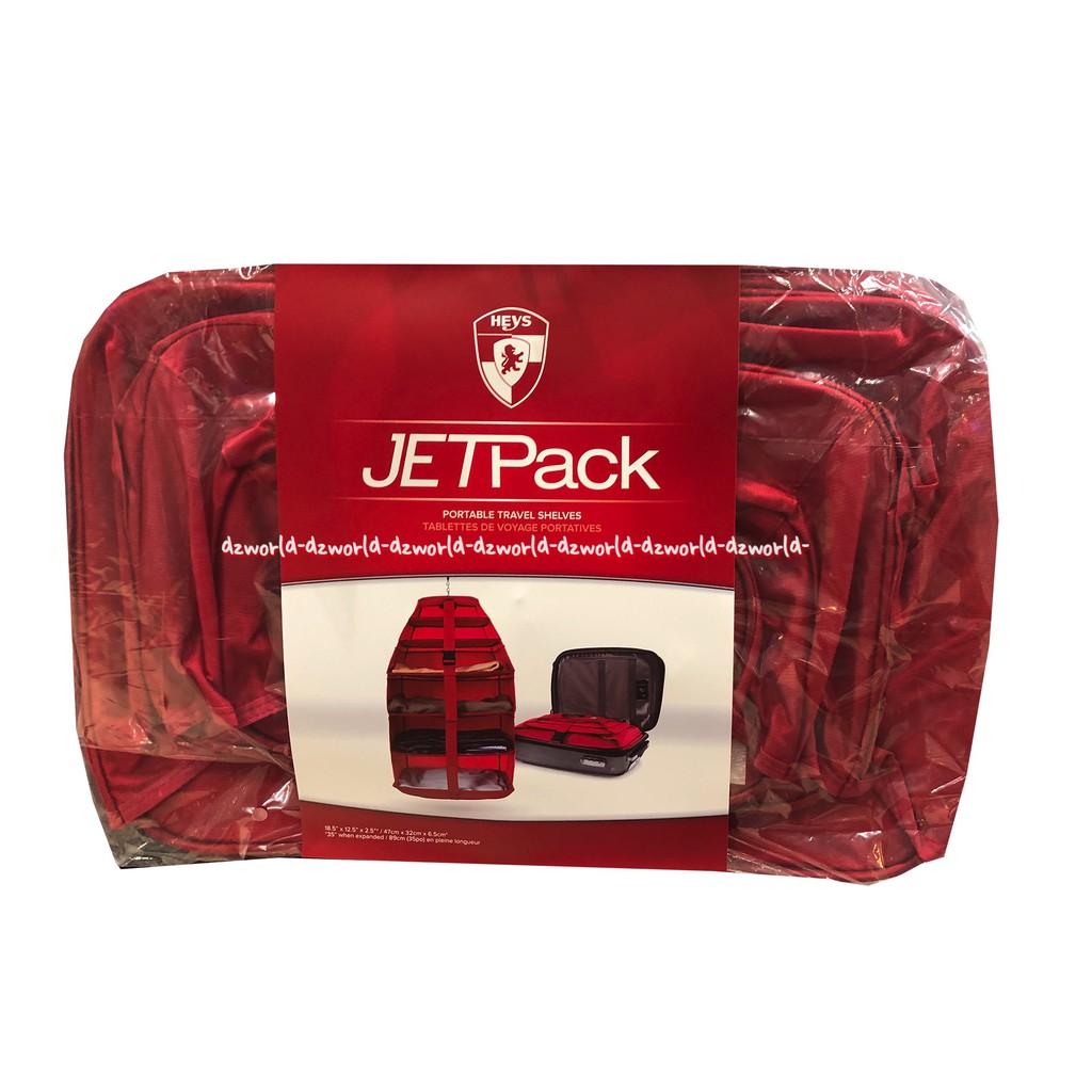 Heys Jetpack Portable Pouch Travel Gantung Rak 5 Tingkat Untuk Isi Koper