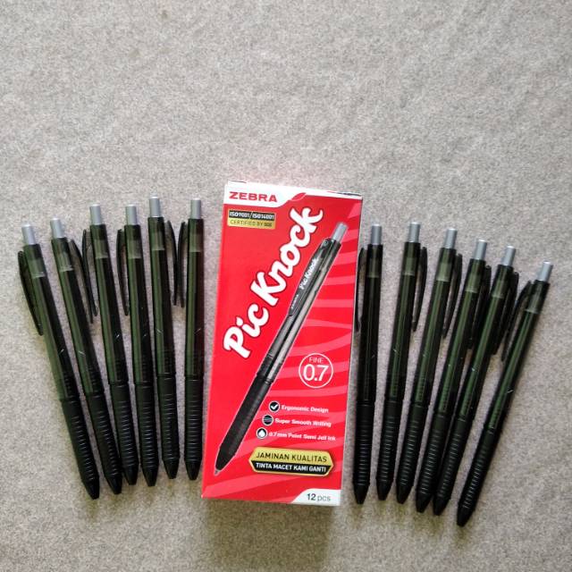 

Picknock retractable 0,7mm semi jell ink